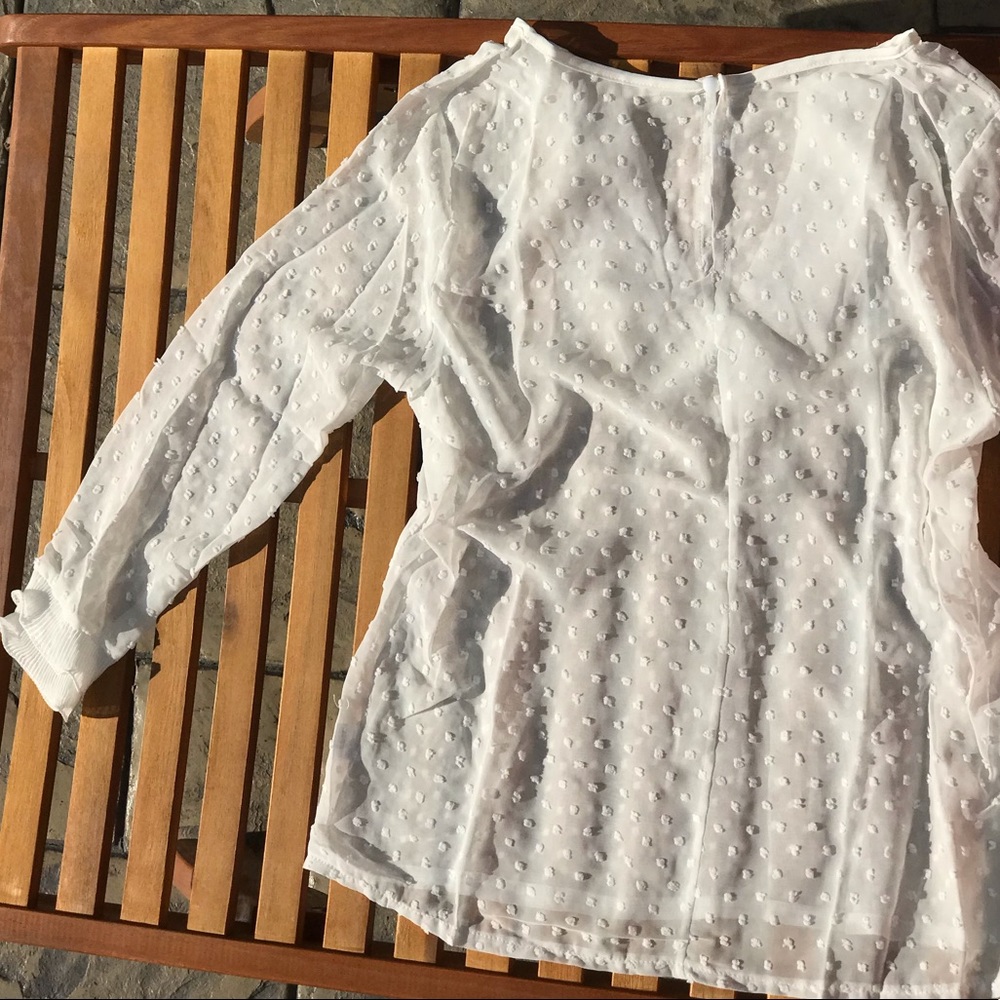 Boutique Romantic retro RUFFLES BLOUSE - Picture 6 of 6